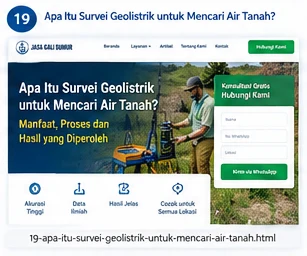 Ilustrasi Apa Itu Survei Geolistrik untuk Mencari Air Tanah?